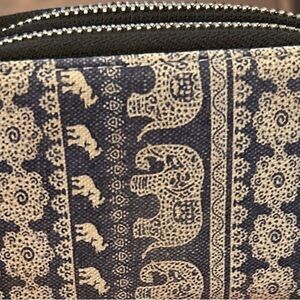 Elephant Pattern Wallet Adorable Size Perfect Fit Money ID Cards Etc Final Sale